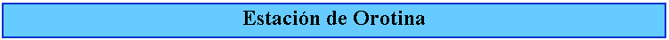 Cuadro de texto: Estacin de Orotina