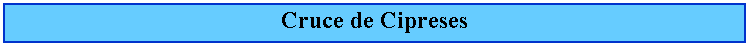 Cuadro de texto: Cruce de Cipreses